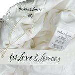 For Love & Lemons  Celia Floral Mini Dress, White/Yellow, XS Photo 10