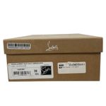 Christian Louboutin Mocalaureat Calf Leather Loafer Black Red Size 36 Photo 15