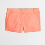 J. Crew Factory Womens Shorts Sz 00 3" Chino Neon Peach NEW Orange Photo 2
