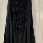 Boden tank dress black with ruffle front sz 4 Black Photo 0