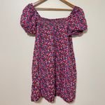 J.Crew  Afternoon Linen Sun Dress in Berry Floral BR439 Women's Size Medium Photo 6