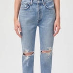 AGOLDE NWT  Riley High Rise Straight Crop Jeans Size 30 Photo 0