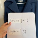 CAbi  blue merino wool Aristocrat jacket size medium Photo 9