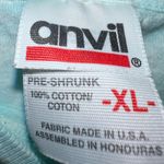 Anvil Light Blue green tie dyed Graphic T-Shirt virginia girl! Photo 5