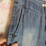 Life in Progress  BOHO LAGENLOOK THIN DENIM PAPER BAG WAIST JOGGER BOHO JEANS 28 Photo 6
