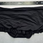 Mossimo Black Skirt Skort Ruffle Swim Beach Flirty Boho Bikini Bottom M Medium Photo 2