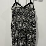 Delia's Flowy Black And White Sundress Photo 1