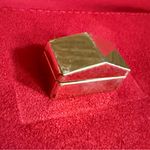 Banana Republic Red Suede Clutch Handbag Evening Casual Gold Clasp Cocktail Photo 10