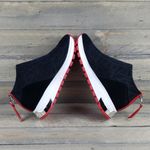 DKNY Mylo Sneakers Black, Silver & Red With White Platform Tennis Shoes 10 Photo 4