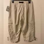 Alpine Design New NWT Alpine‎ Design Womens Belted Cargo Capri Khaki Pants Size Medium Photo 1