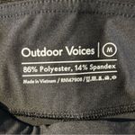 Outdoor Voices 10 Inch Warmup Black Bike Shorts Size Medium Modest Full Coverage Photo 5