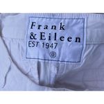 Frank & Eileen Wicklow The Italian Chino Cropped Raw Hem White Twill Pants 0 Photo 9