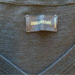 Zadig & Voltaire Wool Blue Rifle Dress Size XS V-Neck Sleeveless Tunic Oversized Photo 11