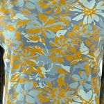Pact Organic Fit & Flare Floral Daisy Abstract Midi Dress Size Medium NWT Spring Photo 1