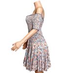 Poupette St. Barth  Soledad Mini Dress, Aqua Dalia, Medium Photo 5