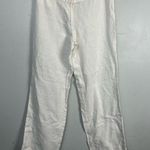 Eileen Fisher 100% Irish linen white trouser pants size medium Photo 0