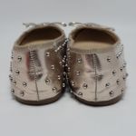 Nine West  Women's Metallic Curvy 3 Bow Tie Studded Ballet FlatsSize 9.5 M Photo 3