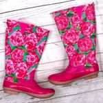 HPFI Lilly Boots size 7❕ Pink Photo 0