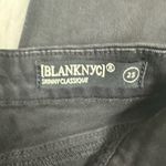 BLANK NYC  Black Lace Up Skinny Classique Jeans Photo 5
