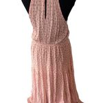 Altar'd State Baby Pink Floral Pastel Prairie Tiered Maxi Halter Neck Dress Boho Cottagecore Photo 3