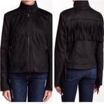 NWT Rachel Rachel Roy Fringe Vegan Suede Jacket Photo 6