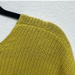 Loft New  Lemongrass Tie V-Back Sweater Small Women’s Yellow / Green Reversible Photo 13