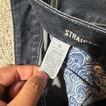 American Eagle Outfitters Dark Blue Straight Leg Jeans Photo 6