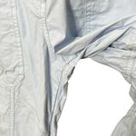 Anthropologie Maeve Tapered Cargo Pants in Iris Blue Cropped Women's Size 4 Photo 7