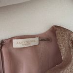 Milly Ramy Brook Elsie Plunging Shimmer Mini Dress Photo 3