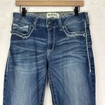 Ariat  REAL Mid Rise Stretch Entwined Boot Cut Jean Size 30S Short Marine Western Photo 4