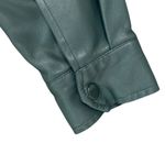 Love, Whit by Whitney Port Faux Leather Shacket in Green, Size L Green Size L Photo 10