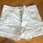 H&M Classic White Jean Shorts Photo 0
