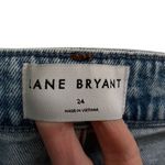 Lane Bryant flex magic waist mid rise wide leg denim jeans women’s 24 light wash Photo 3