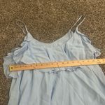 Gianni Bini Light Blue Ruffle Camisole Top Size Large Photo 6