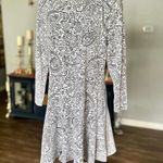 Tory Burch  Black and White Doodle Dress, Women's Size Med. Photo 2