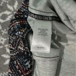 J. Jill Ponte Pencil Skirt Mod Paisley JacobeanPrint Size Multi Medium Black Photo 4