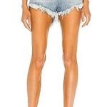 One Teaspoon Outlaws Mid Length Denim Short In Salty Dog Photo 0