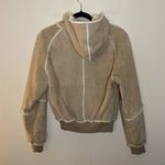 UGG  Suede Leather Hooded Bomber Jacket Size M Photo 6