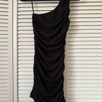 Hello Molly Vlogger Mini Dress One Shoulder Size Medium Photo 2