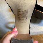 Soludos  Heels Anthropologie Heels 9.5 Black The Colette Pump Velvet Wooden Block Photo 7