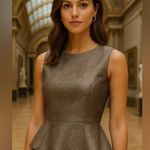 Fossil  Metallic Gold Peplum Blouse Tank Top Party Wedding Festival Concert Glam Photo 1