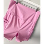 Free People Movement  x Hatch Maternity High-Waisted Shorts in Pink Orchid Photo 8