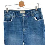 Free People ‎ Maggie Straight Jeans Sequoia Blue Denim Size 28 Photo 3