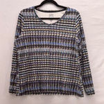 Croft & Barrow Womens Classic Top Size XL Maximalist Office Career Business Photo 0