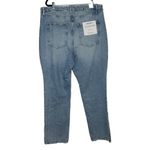 Good American NWT  Good Boy Straight Curve Jeans Indigo Light Wash Women Blue 16 Photo 3