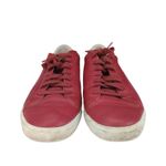 Cole Haan  Red Leather Low‎ Top Sneakers W15326 Women's Size 8.5 B Photo 2