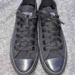 Converse Athletic Low Top Sneaker Shoes Solid Black Photo 2