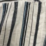 ZARA  Dres Midi Striped Cotton Button Front Pockets Coastal Beach Cottagecore Photo 3