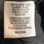 Worth Black White Floral Embroidered Sheer Long Sleeve Sheath Dress Size 10 Photo 9