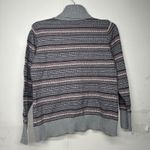 L.L. Bean Sweater Women Large Multi Stripe Knit Long Sleeve Turtle Neck Pullover Photo 10